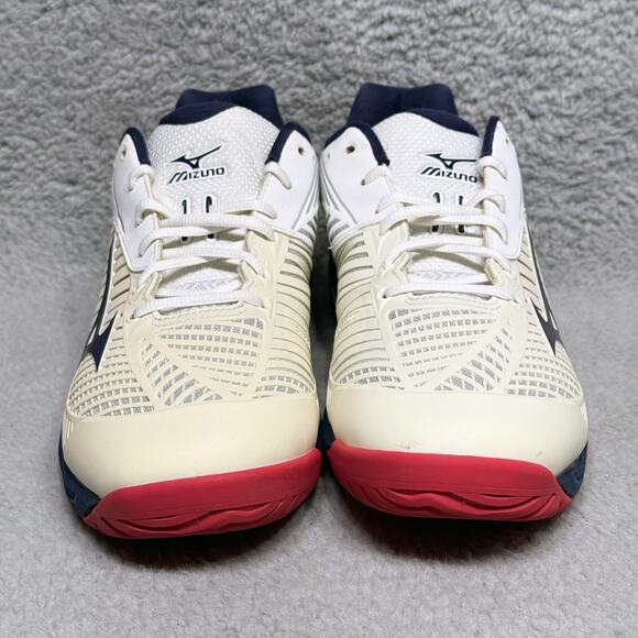 Mizuno Wave Exceed Tour 3 AC Mens Size 11.5 Tennis Pickleball Shoes White Navy - Picture 2 of 9